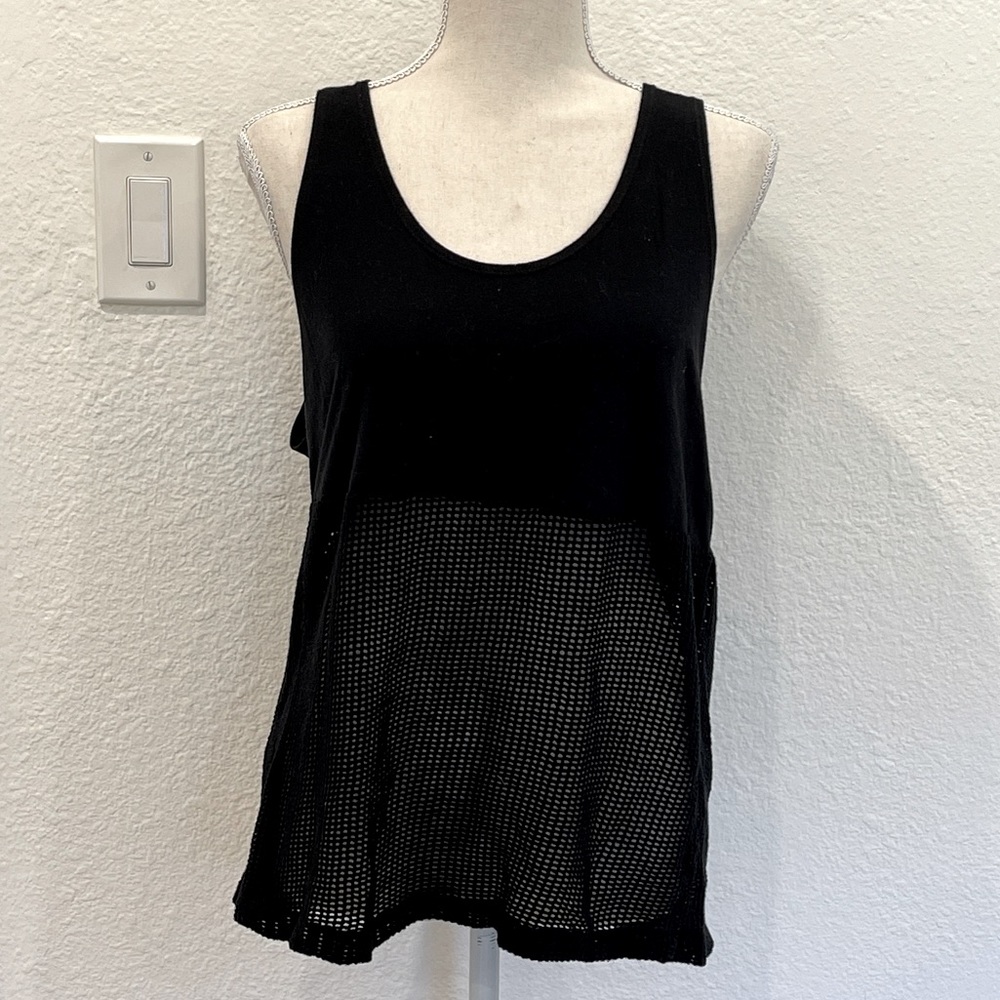 American Apparel Half Mesh Tank Top